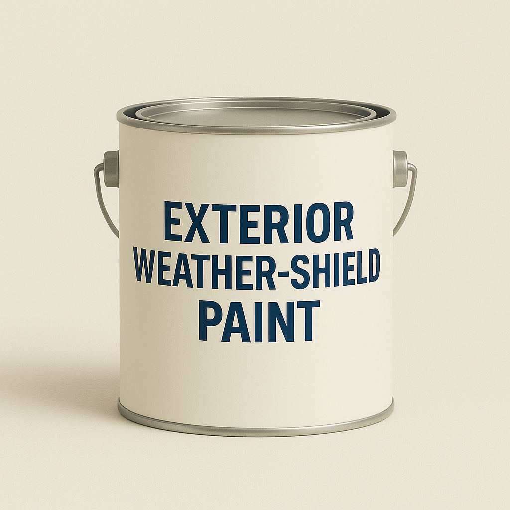 Exterior weather-shield paint
