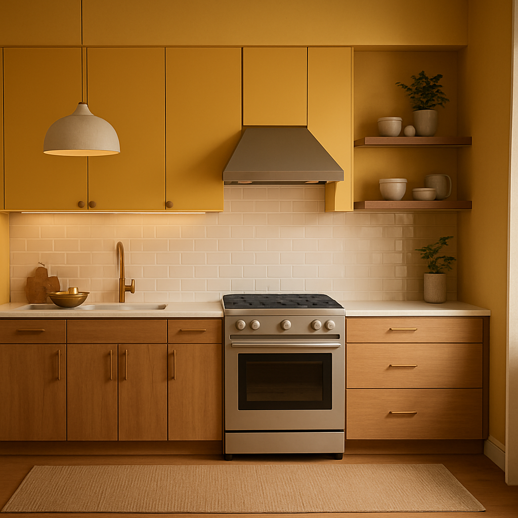 Mustard Yellow + Warm White