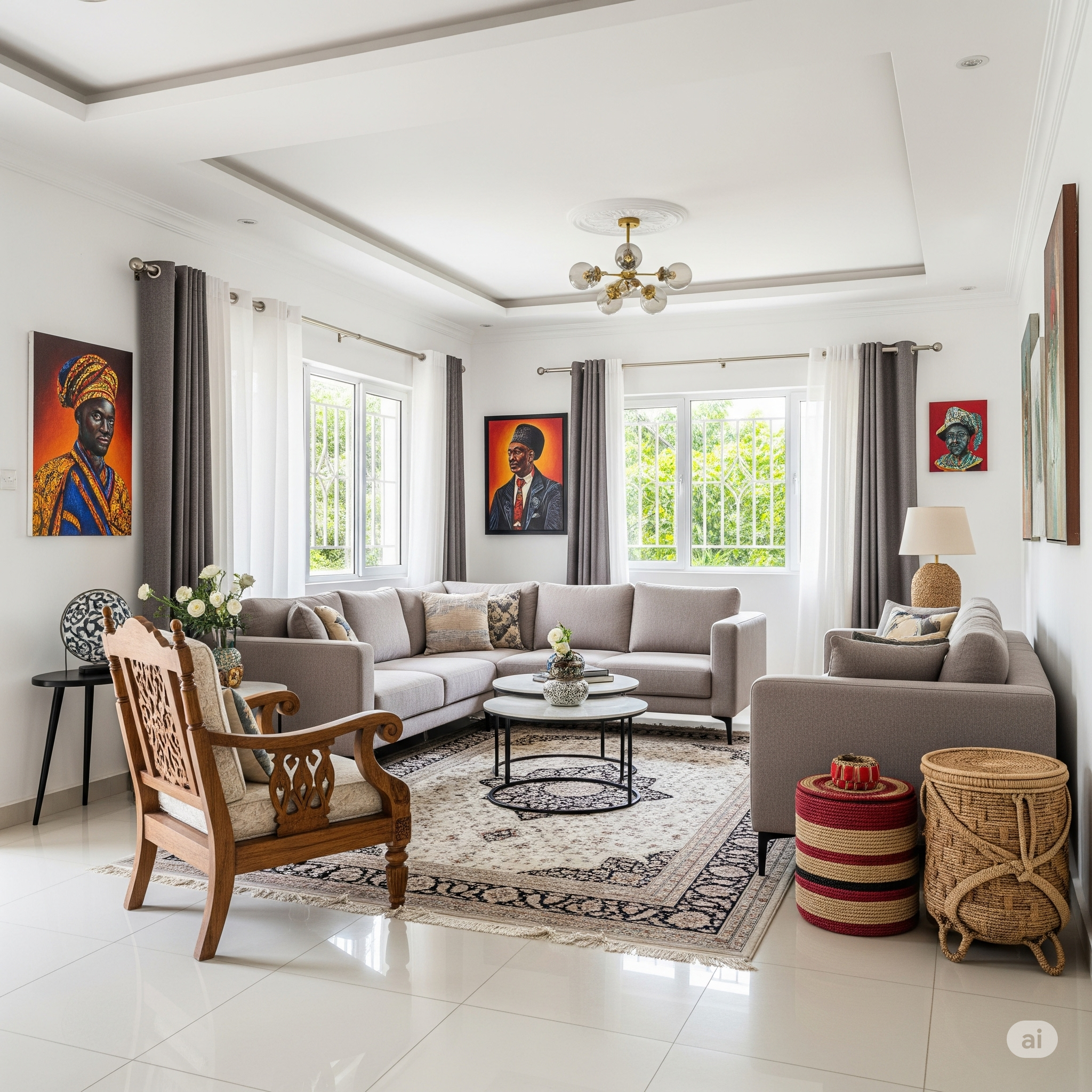 Classic White

Clean. Simple. Elegant.
White never goes out of style, especially for ceilings and living rooms. It’s easy to maintain and works well with both modern and traditional furniture.