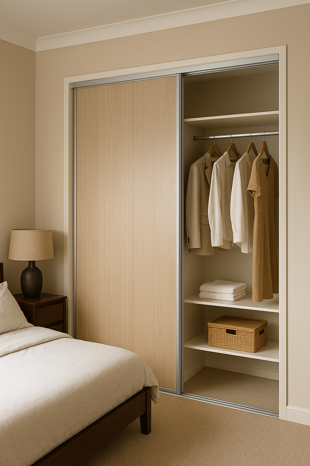 Sliding wardrope