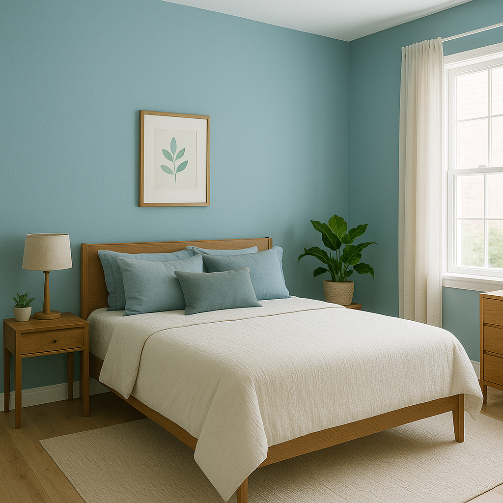 Soft blue