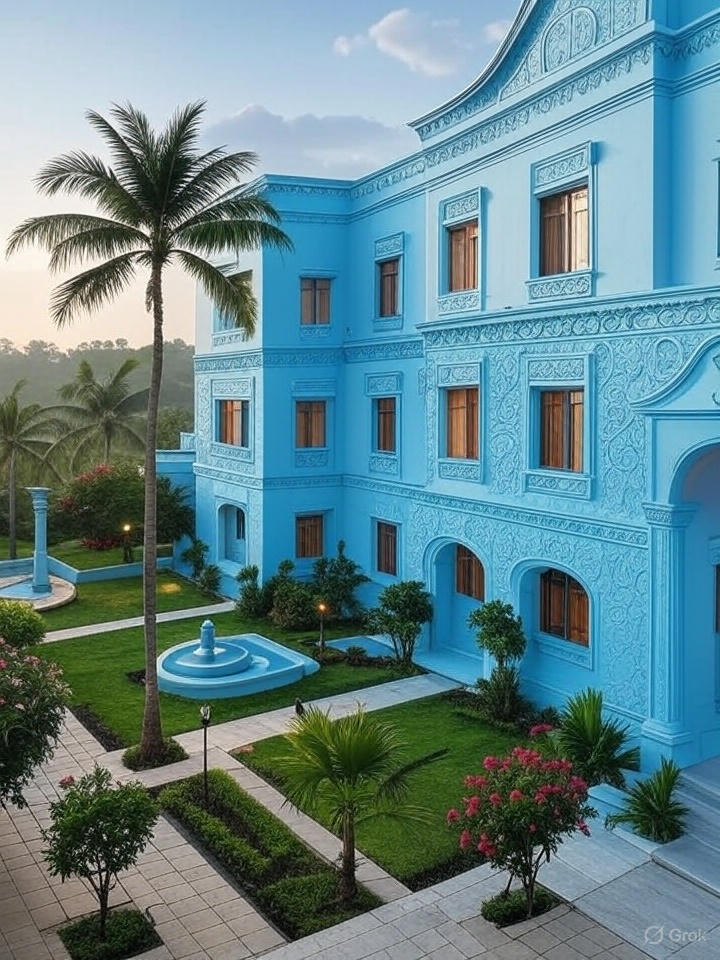 soft blue