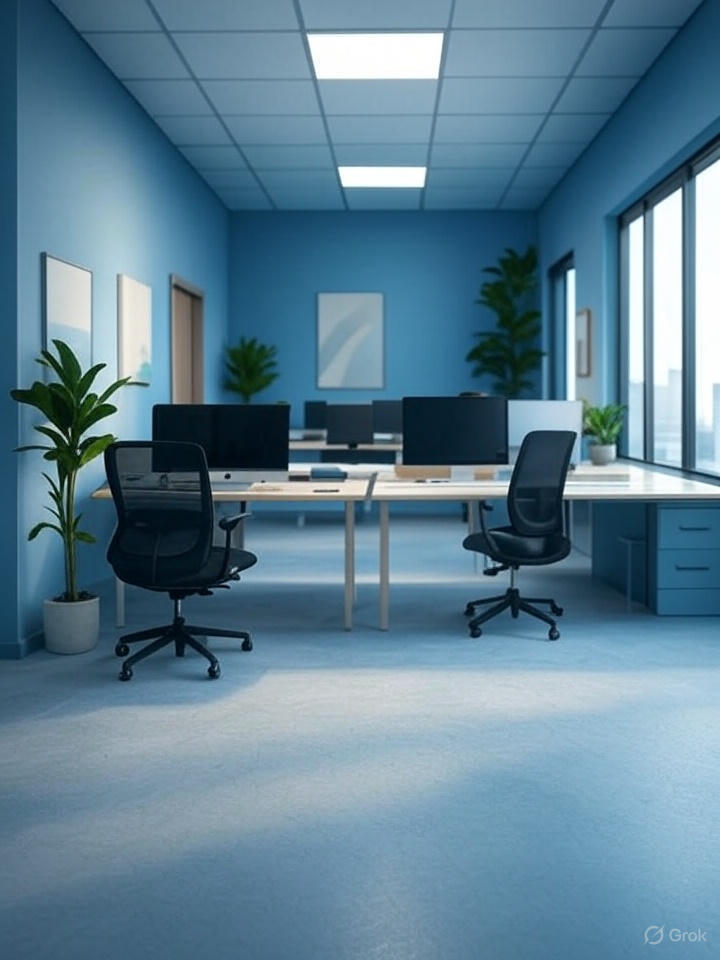 soft blue