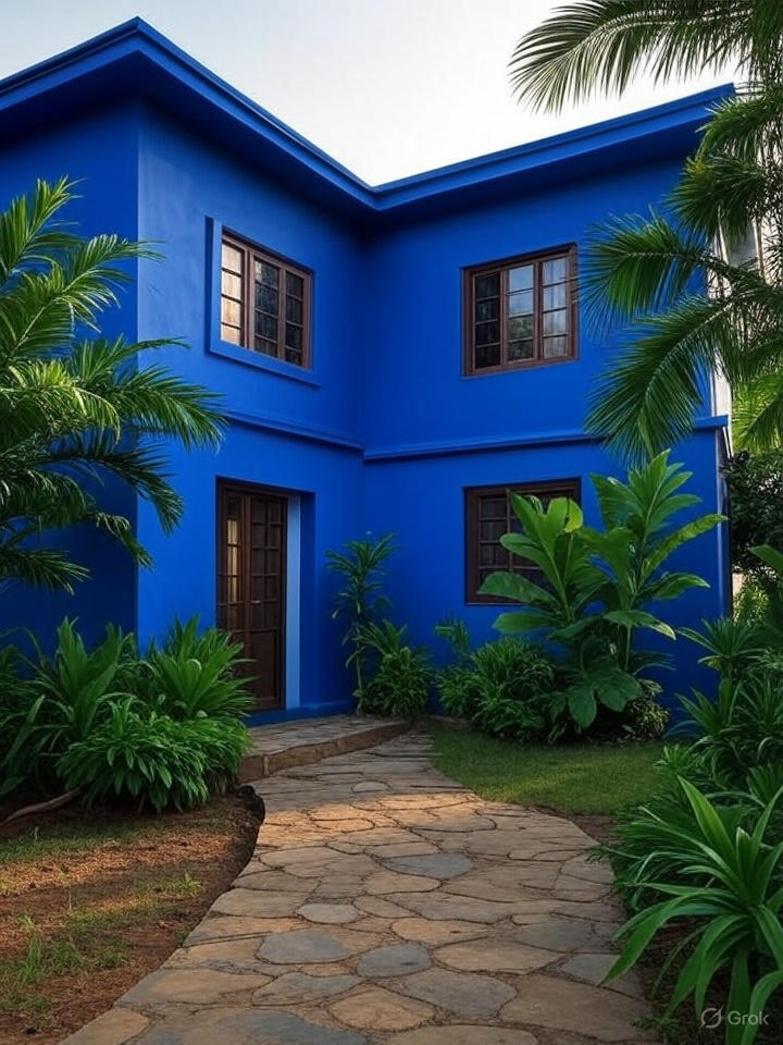 blue