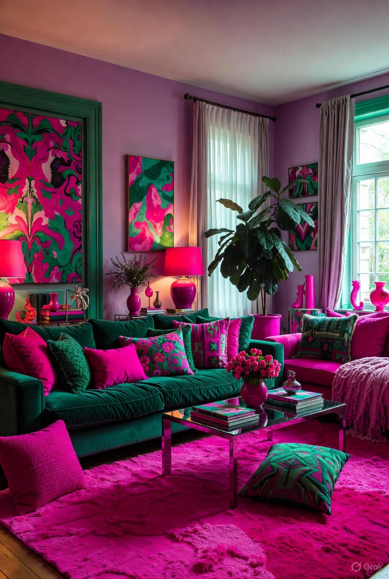 maximalist color schemes trends Nigeria 2025