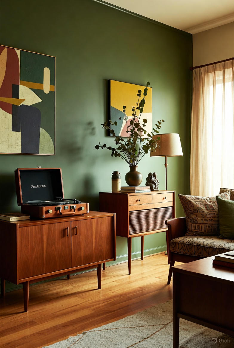 mid-century modern paint trends Nigeria 2025