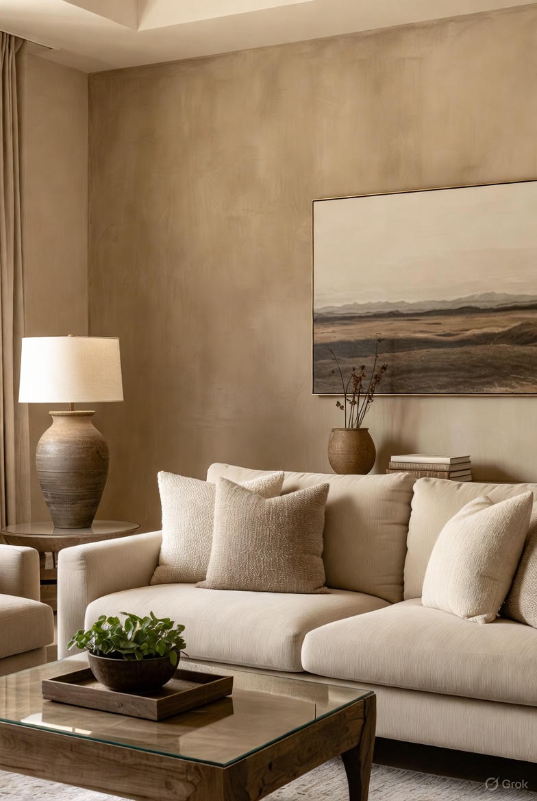 warm earthy neutral paint trends Nigeria 2026