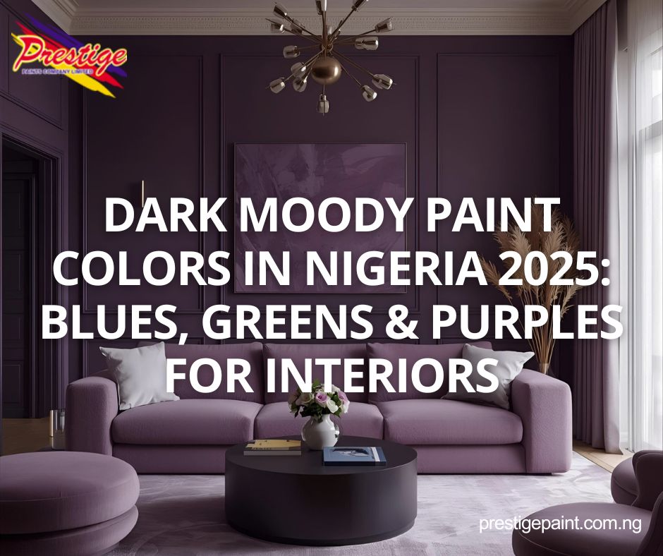 dark moody paint colors Nigeria 2025