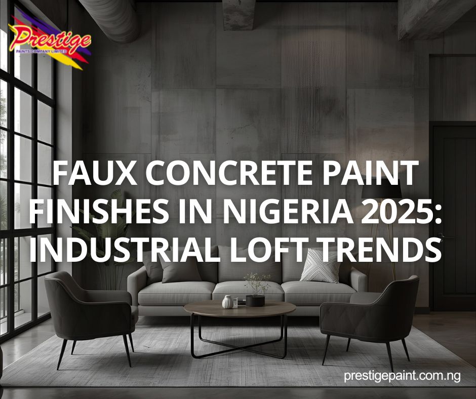 faux concrete paint finishes Nigeria 2025