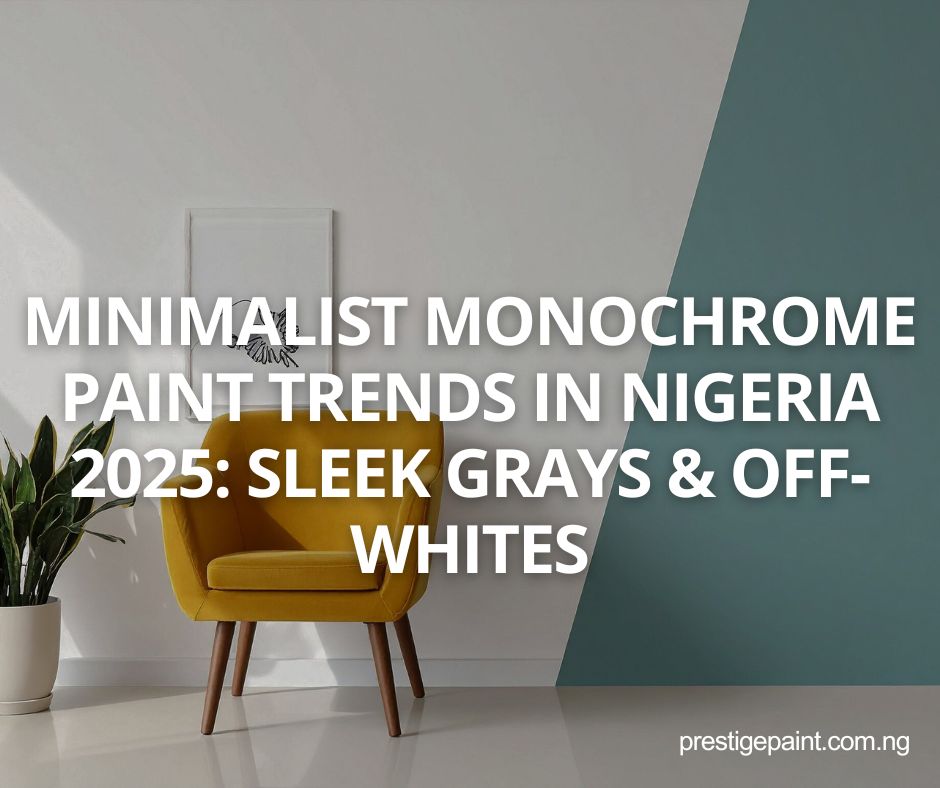 minimalist monochrome paint trends Nigeria 2025