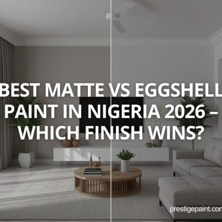 matte vs eggshell paint Nigeria