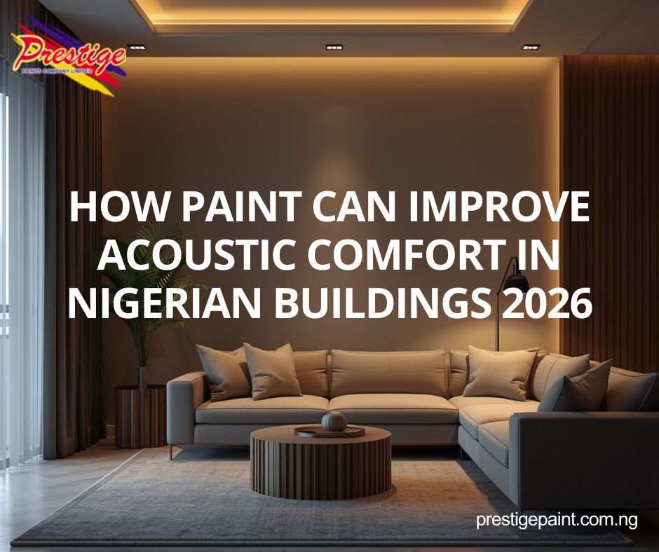 paint acoustic comfort Nigerian buildings 2026