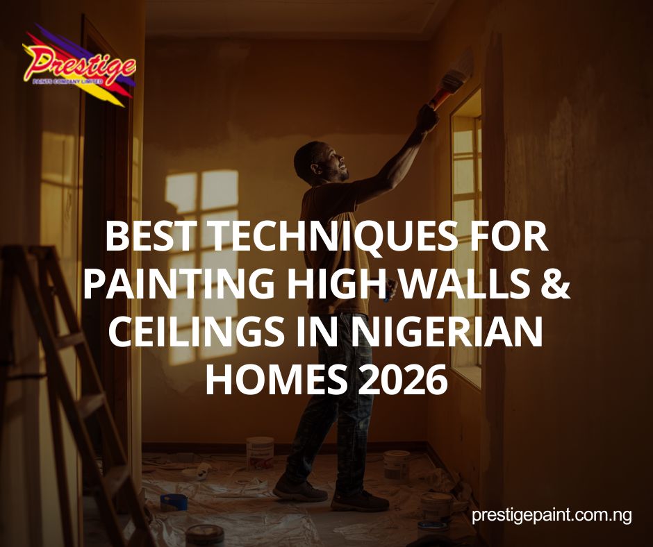 painting high walls ceilings Nigeria