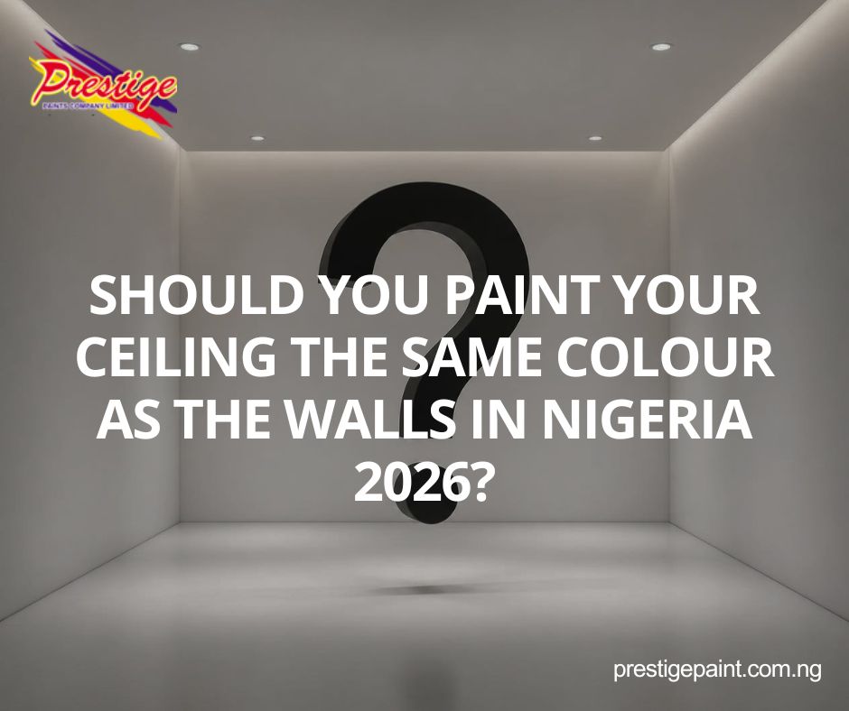 paint ceiling same colour as walls Nigeria
