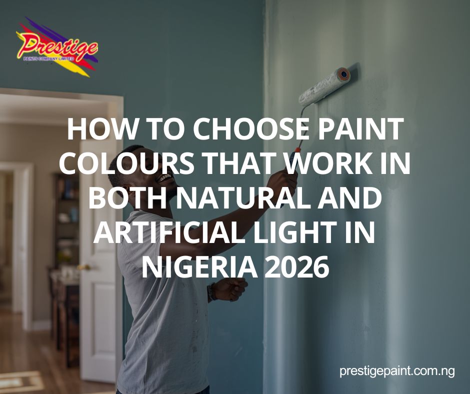 paint colours natural artificial light Nigeria