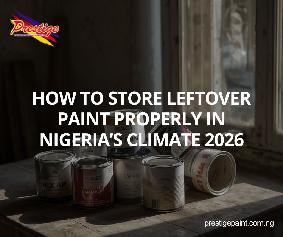 store leftover paint properly Nigeria