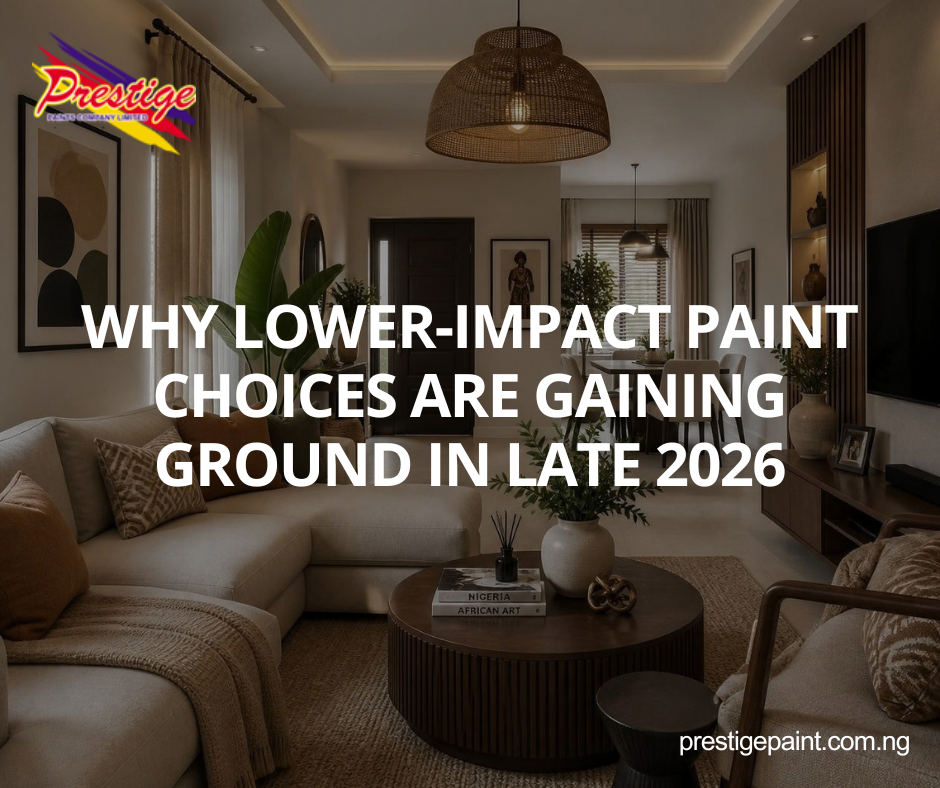 lower impact paint choices late 2026