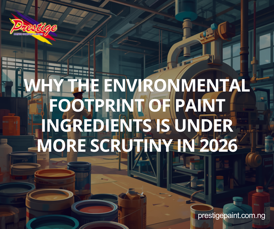 environmental footprint paint ingredients 2026